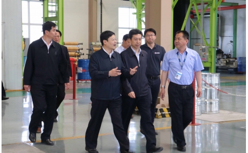 省人大常委會黨組副書記王良一行來寶豐公司調(diào)研